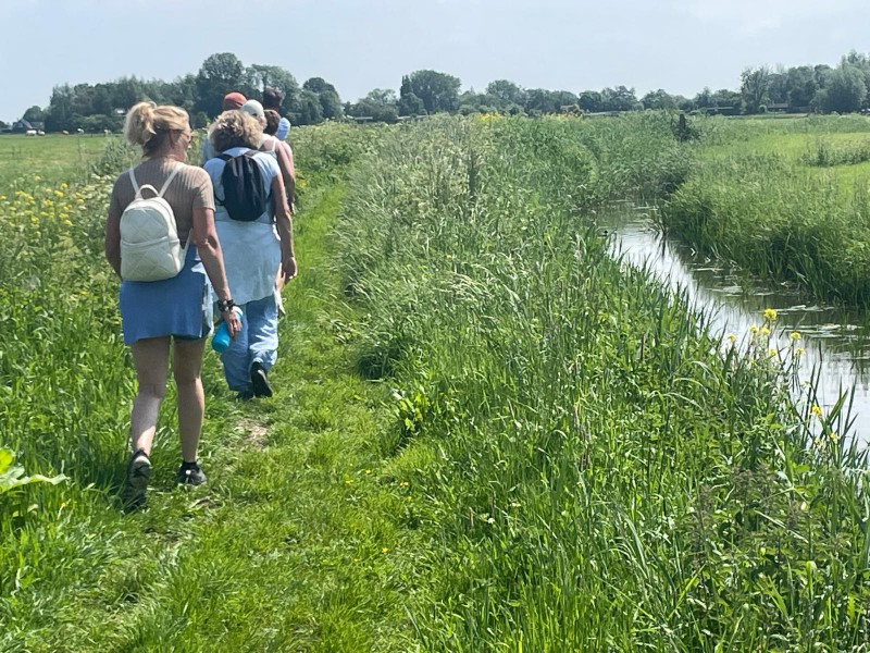 Etappe 15 wandelen door de Aetsvelde Polder