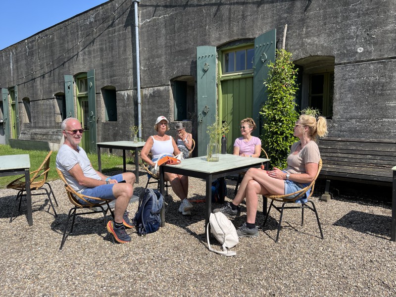 Etappe 15 terras bij Fort Nigtevecht