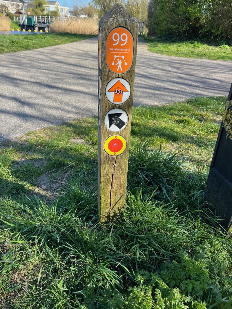 vervaagde sticker NH-pad