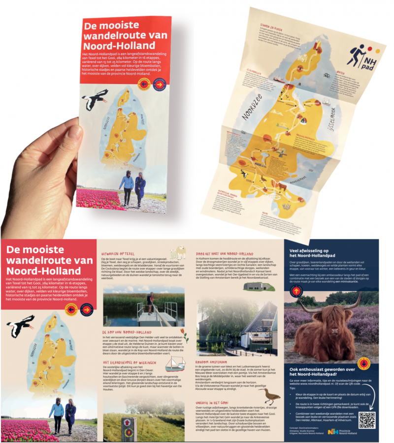 Flyer uitgevouwen