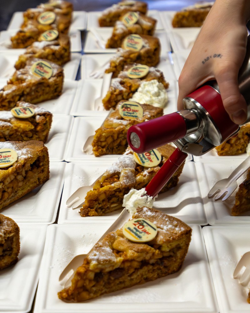 Feestelijke appeltaart